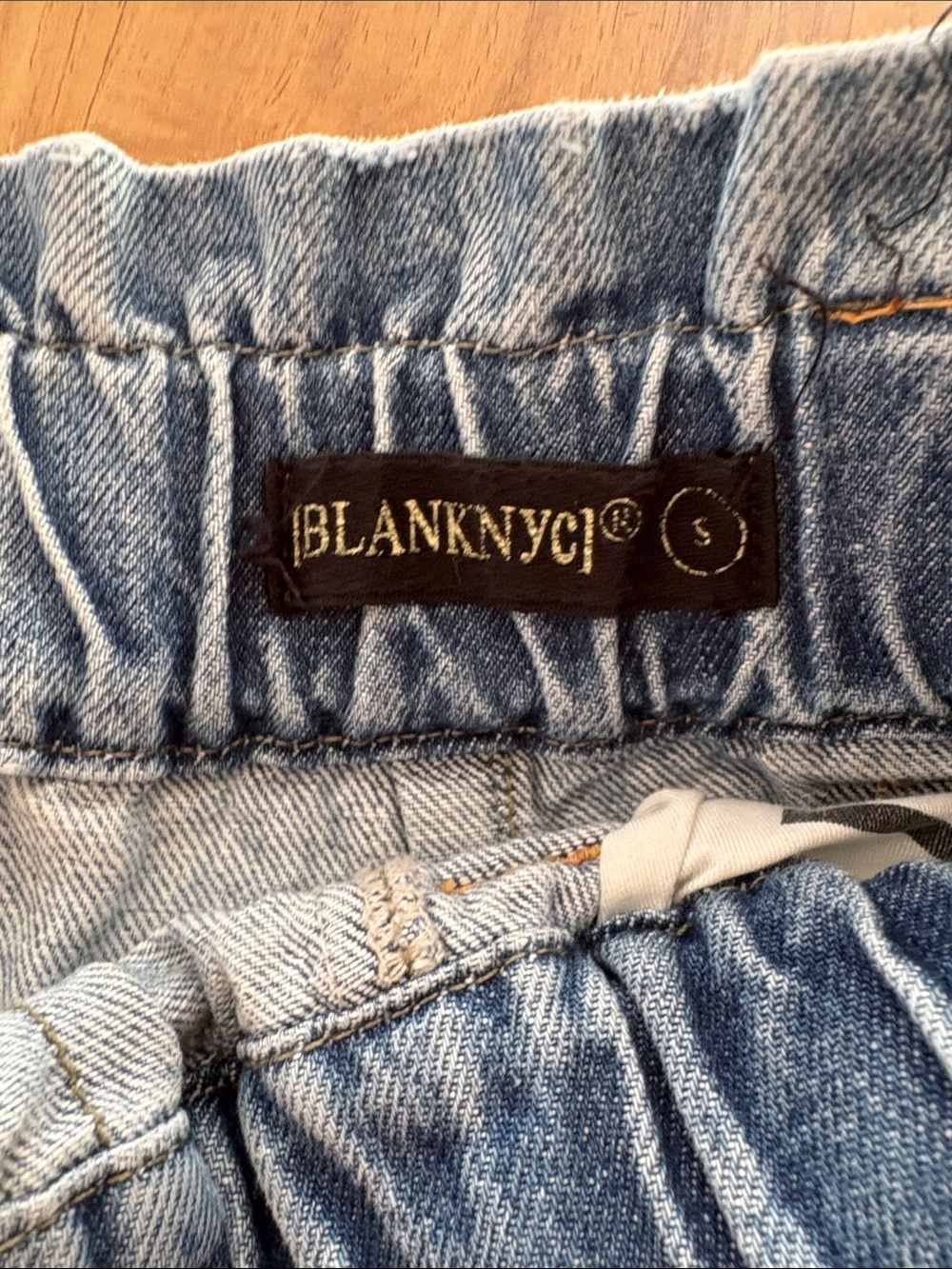 Light Blue Denim Cargo Mini Skirt - Picture 3 of 3
